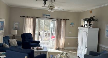 Close enough to the beach but far enough from all of the noise! No pet fee!