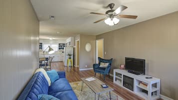 Smart TV, video games, DVD player, books