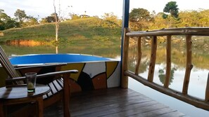 A heated pool - Lake View Cabin and Hot Springs (Arizona)