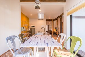 Dining - 75m2 renovated townhouse with great access to Arashiyama, Gion, and Kinkakuji (Nakagyo-ku,)