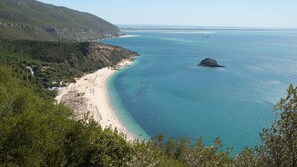 Vlak bij het strand