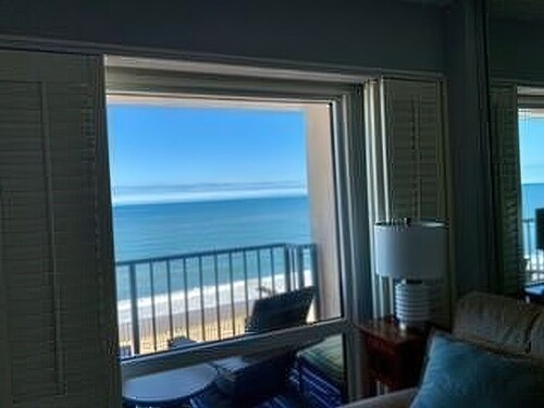 OCEAN FRONT CONDO.  ENJOY YOUR MORNING COFFEE SITTING ON YOUR PRIVATE BALCONY WATCHING THE SUNRISE.