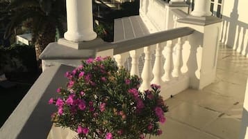 Executive tweepersoonskamer, 1 queensize bed, uitzicht op oceaan | Balkon