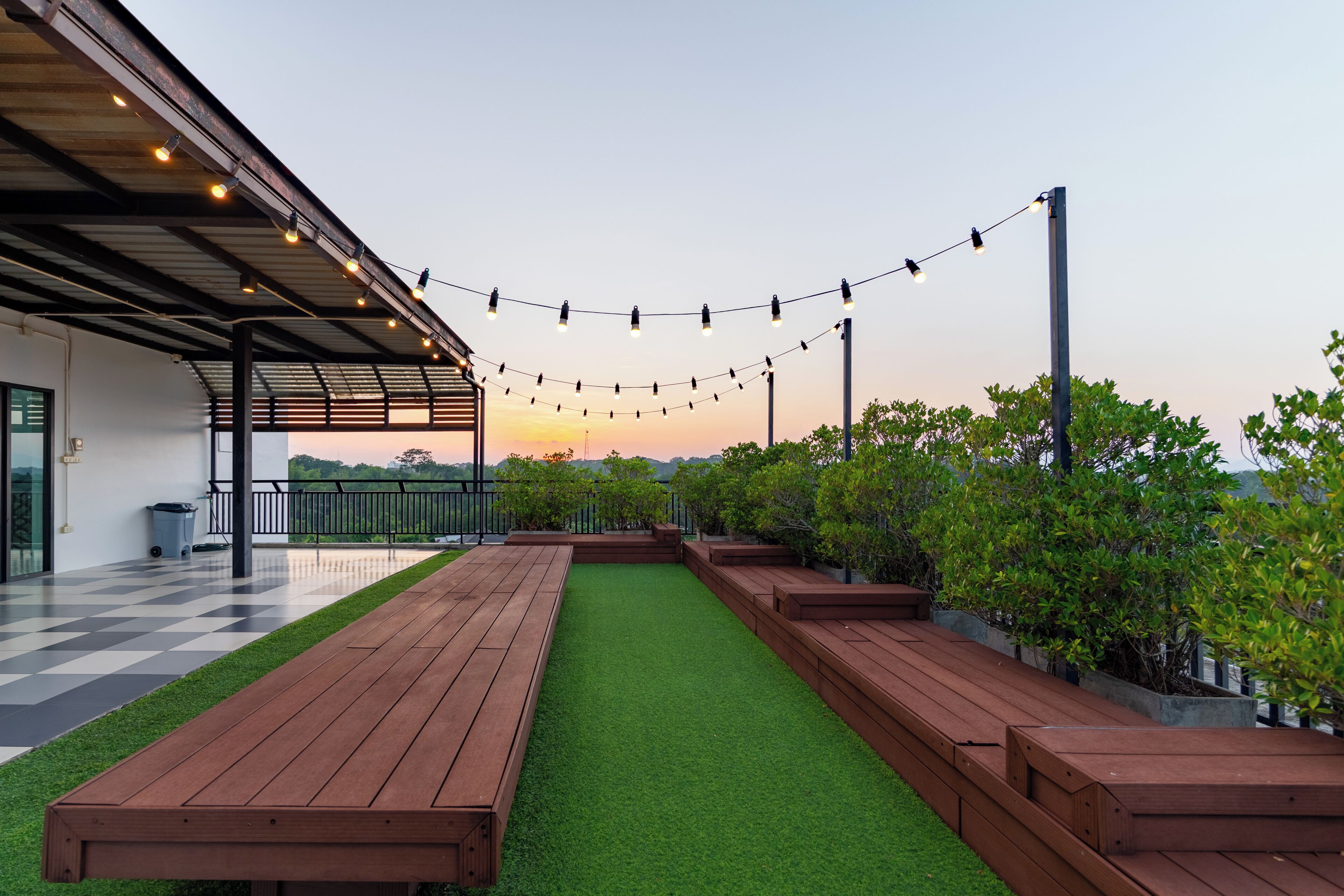 Rooftop terrace