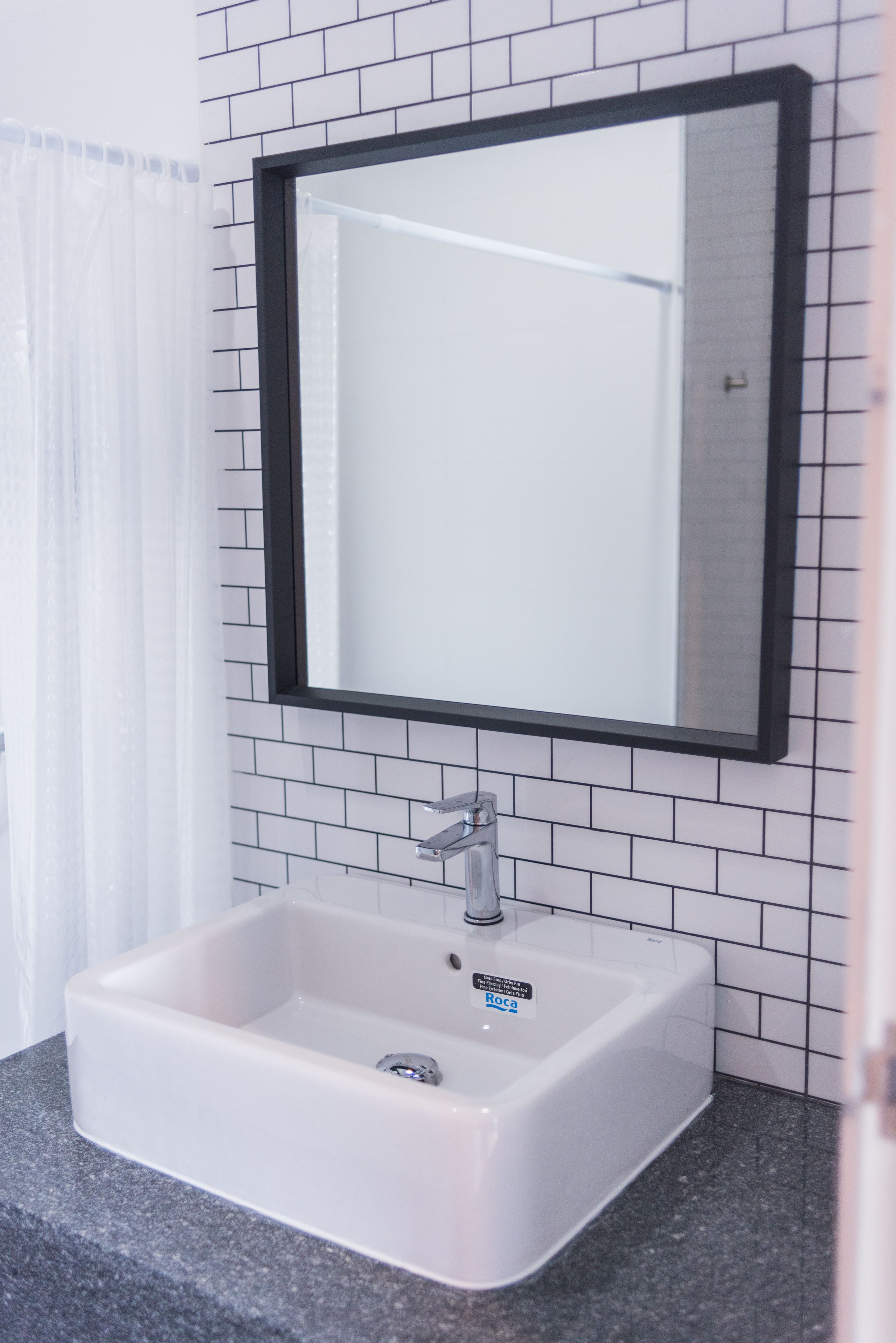 standard studio (double bed) | bathroom | shower, hair dryer, towels, soap