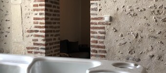 CHEZ LULU, maison de bourg vue sur le Beuvron