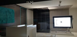 Shower, hair dryer, towels, soap - COSY BEDROOM 23m2. Adults Only (agde)