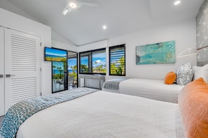 2 bedrooms, internet, bed sheets