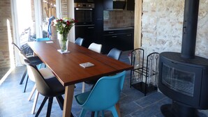 Shared kitchen - B&B Au Clair Du Loup (Saint-Loup)
