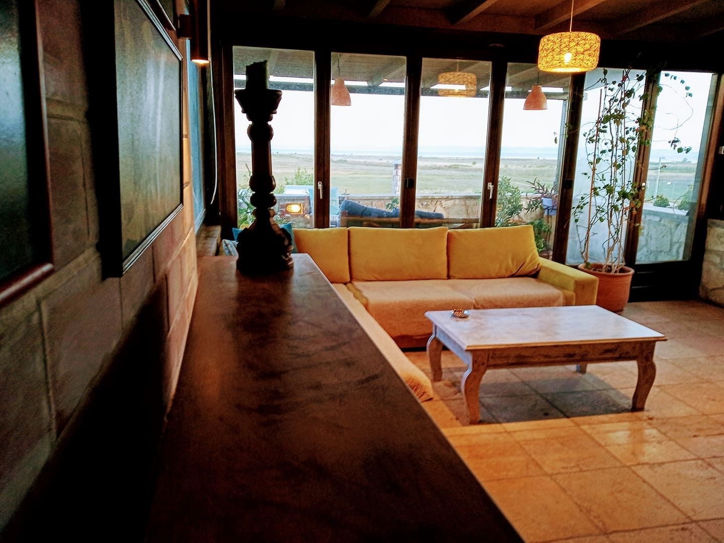 Flachbildfernseher, Kamin