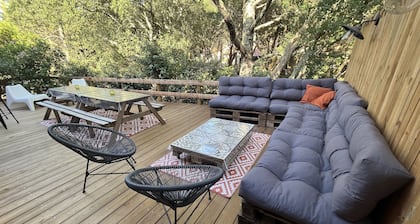 Saisonvermietung villa terrasse seignosse les bourdaines