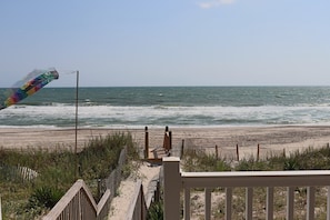 On the beach - Quarter Deck West: Where the Beach is Your Backyard (Emerald Isle)
