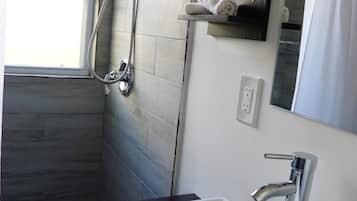 Hair dryer, towels