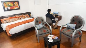 ห้องดีลักซ์ซิงเกิล, เตียงเดี่ยว 1 เตียง | เตียงเสริม/เปล, Wi-Fi ฟรี
