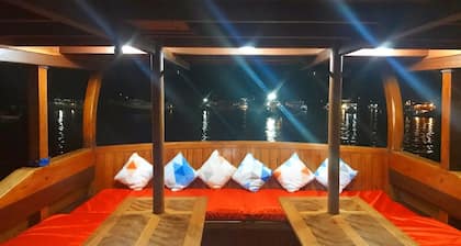 stay on pirate ship at komodo , Indonesia