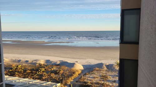 Oceanfront Condo w/ beautiful view of Cherry Grove Beach.  Close to "The Point" 