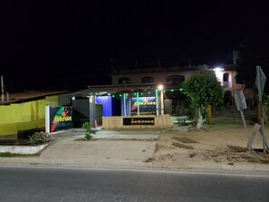 Front of property – evening/night