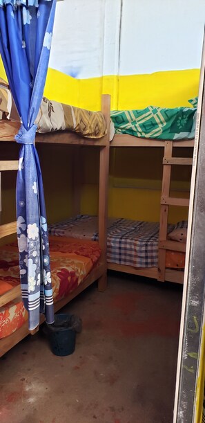 Individually decorated, individually furnished, blackout curtains
