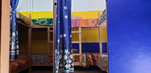 Individually decorated, individually furnished, blackout curtains