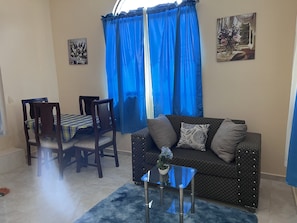 Basic Apartment, 1 Bedroom, Ocean View | Individually furnished, iron/ironing board, free WiFi, bed sheets - Jazmin Apartments Vacations (Samaná)