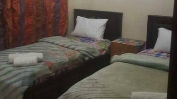 Iron/ironing board, free cots/infant beds, free WiFi, bed sheets