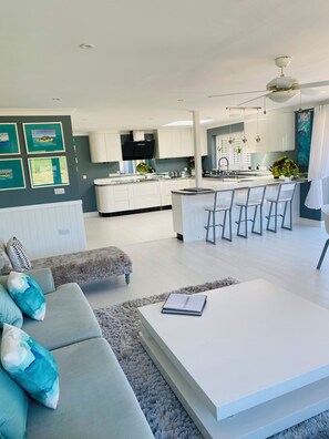 Télévision, cheminée