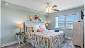 2 bedrooms, in-room safe, iron/ironing board, WiFi