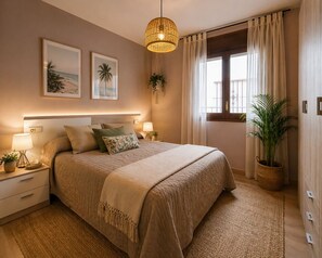 2 Schlafzimmer, Bügeleisen/Bügelbrett, kostenloses WLAN