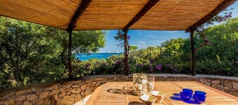 Villa i Capo Coda Cavallo med 3 soveværelser som kan rummer 6