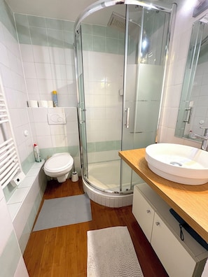 Shower, hair dryer, towels, toilet paper - Le Loft Boissy (Paris)