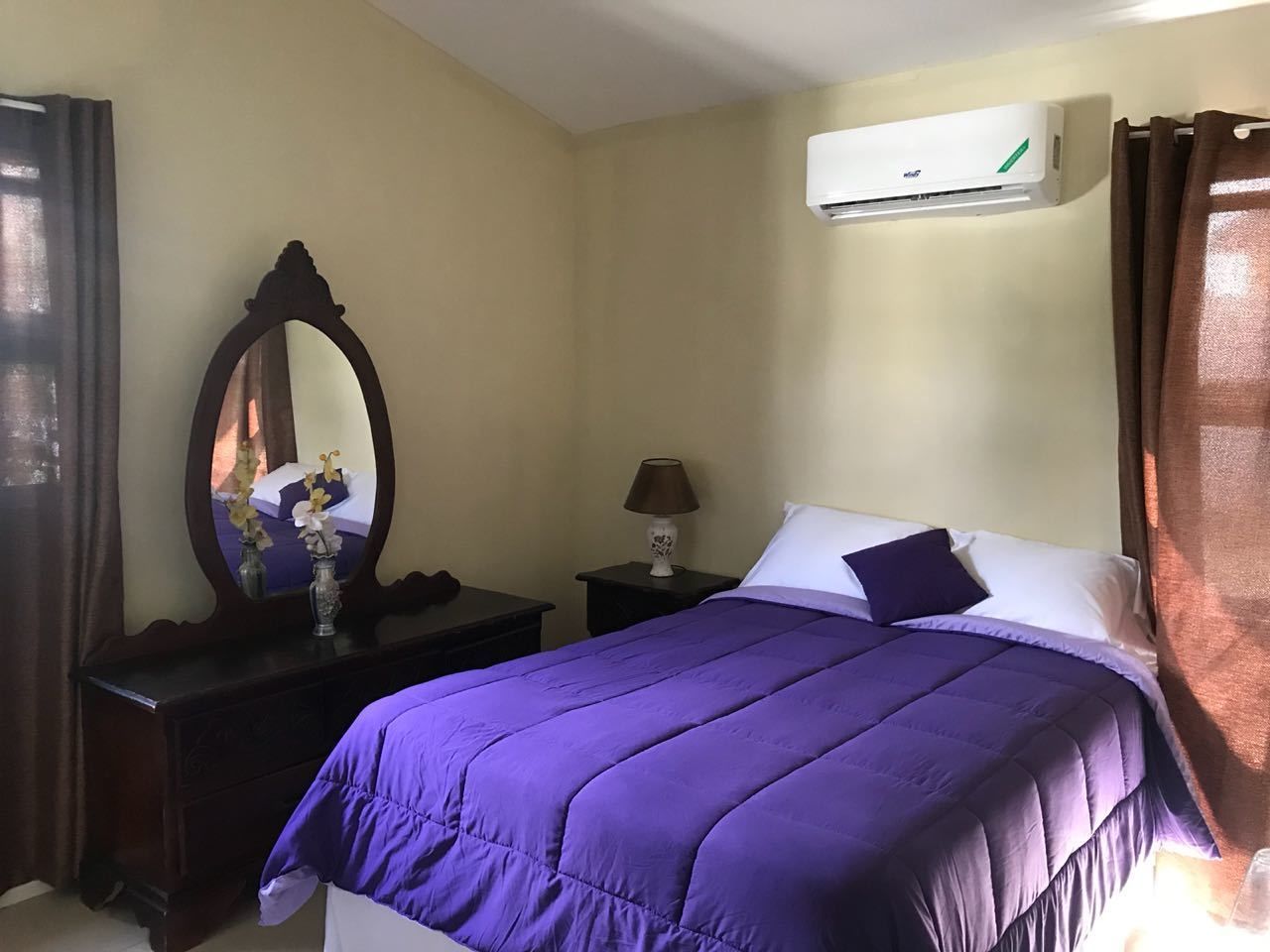 Down comforters, iron/ironing board, free WiFi, bed sheets