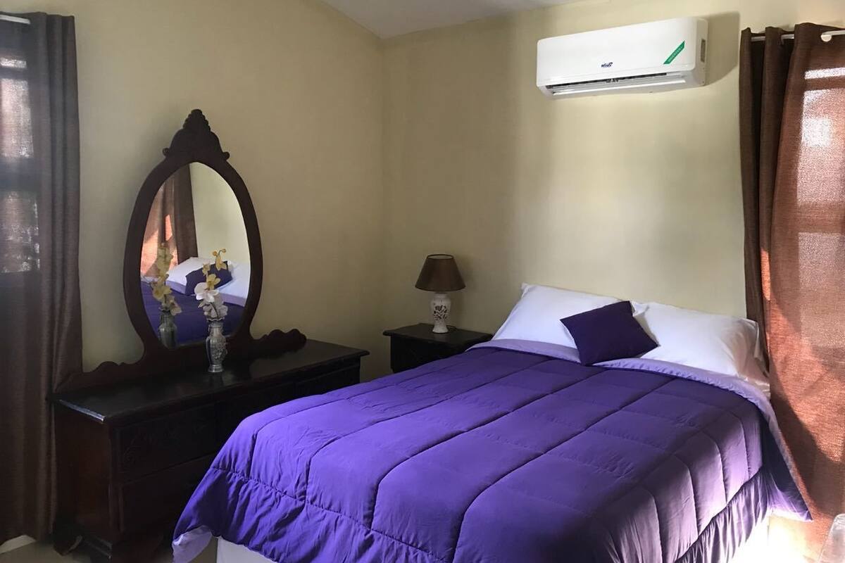 Down comforters, iron/ironing board, free WiFi, bed sheets