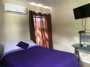 Down comforters, iron/ironing board, free WiFi, bed sheets