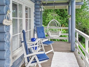Terrace/patio - Käpälysmökki by Interhome (Nurmes)