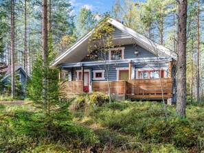 A cabin surrounded by dense forest. - Ulpukka by Interhome (Juuka)