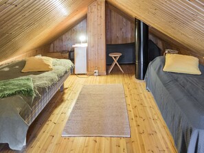 1 chambre, fer et planche à repasser