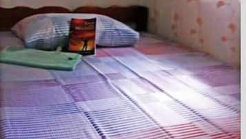 2 bedrooms, bed sheets