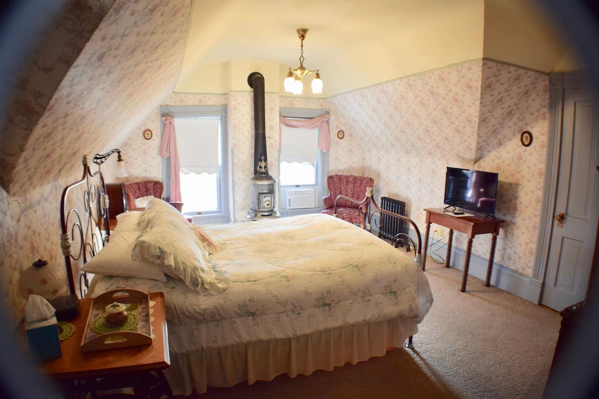 Klassieke kamer, 1 queensize bed, niet-roken (Anna's Room) | 1 slaapkamer, verduisterende gordijnen, een strijkplank/strijkijzer