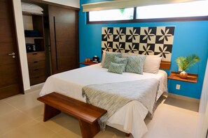 1 bedroom, in-room safe, iron/ironing board, free WiFi