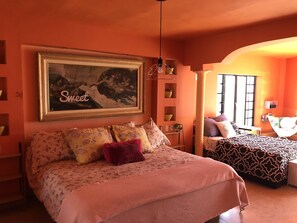 Basic Room, Multiple Beds (Orange room)
