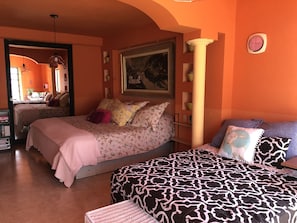 Basic Room, Multiple Beds (Orange room)