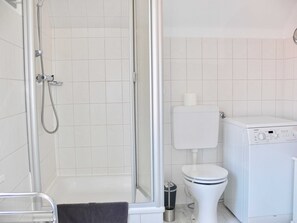 Shower, hair dryer