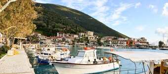 Lefkada Family friendly house with parking , yard