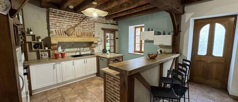 Fridge, microwave, dishwasher, freezer