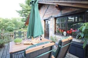 Outdoor dining - Exquisite apartments on the Baltic Sea Apartment in Bartelshagen II (Saal)