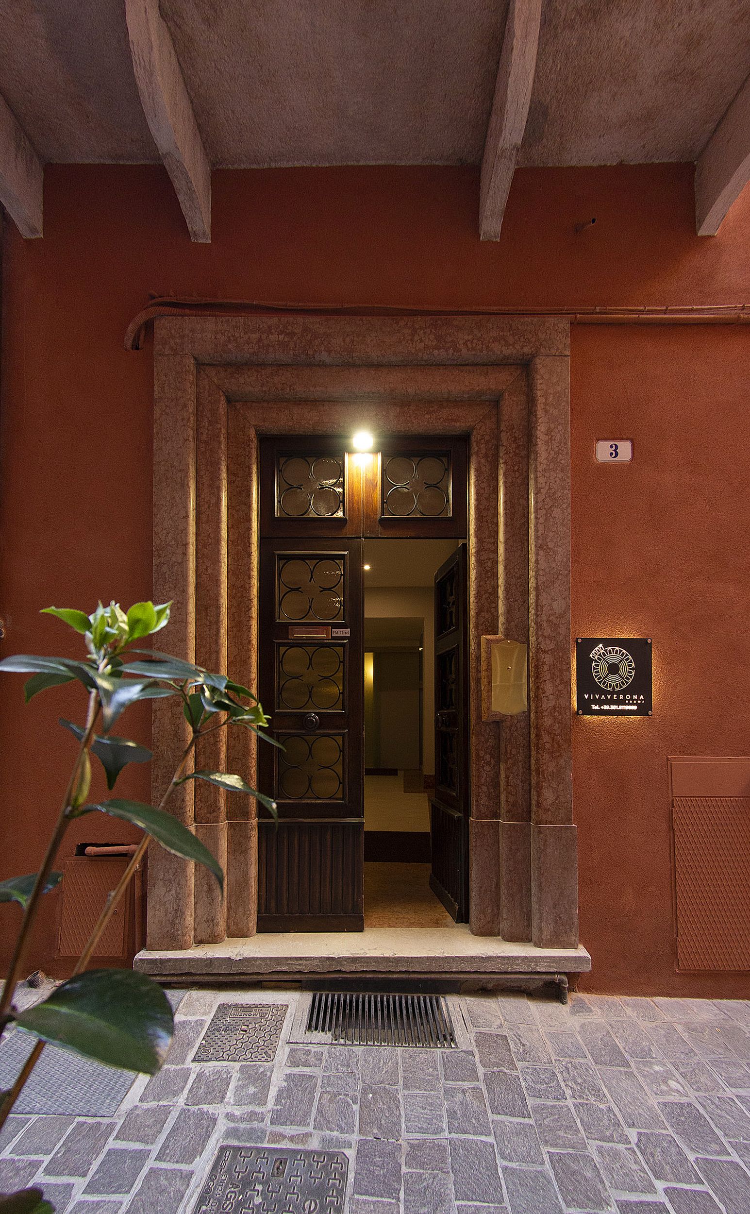 Entrée de l’hébergement