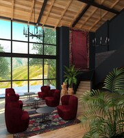 Lobby sitting area