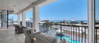 30A Retreat - 2 Homes, Gulf Views, Great for Large Groups!