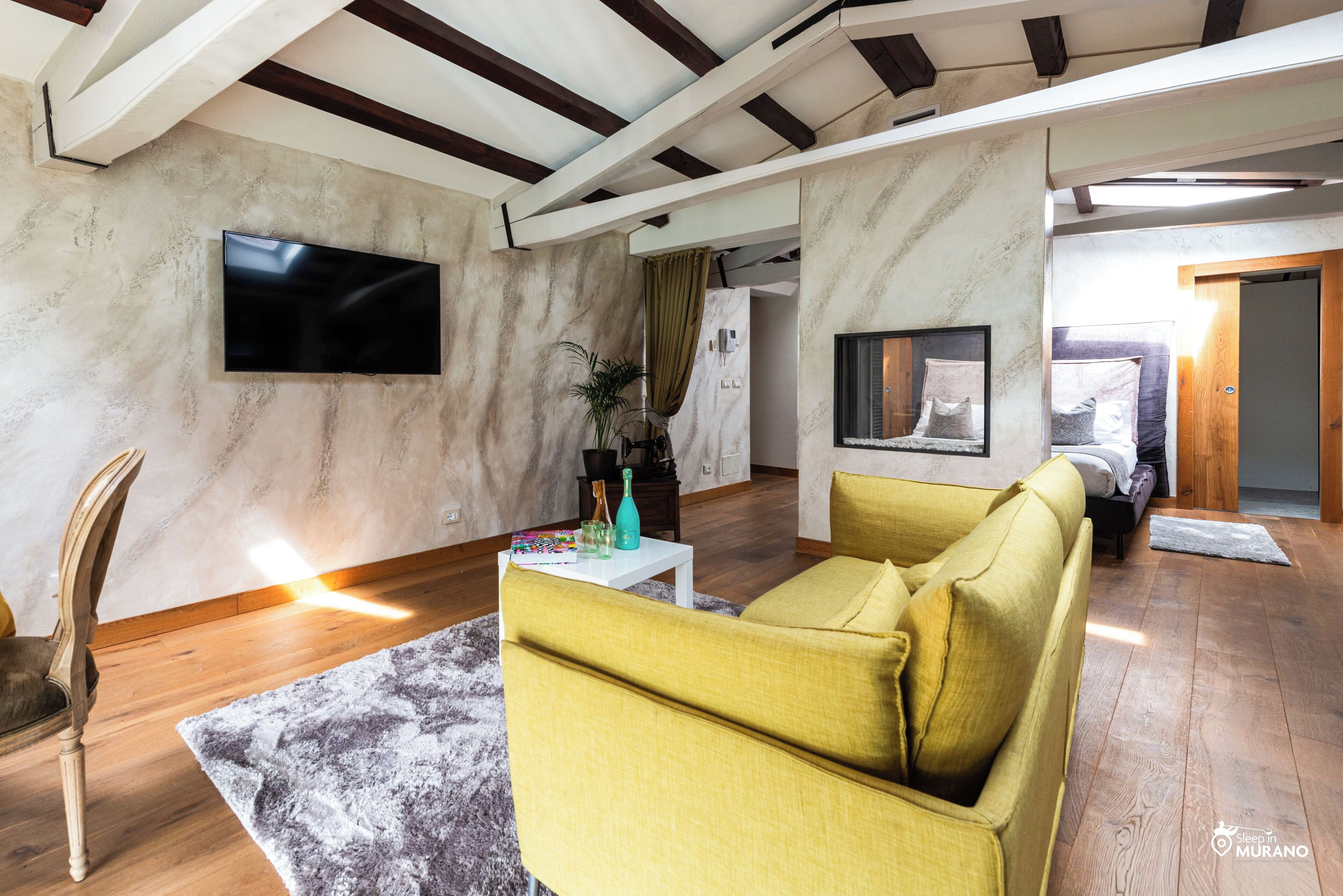 Smart TV, fireplace, printers