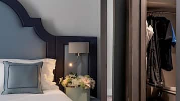 Junior suite | 1 slaapkamer, luxe beddengoed, pillowtop-bedden, een minibar
